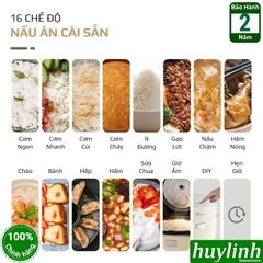 Nồi cơm điện cao tần Olivo RC-600IH - lòng nồi inox 304 - 1.2 lít