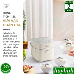 Nồi cơm điện cao tần Olivo RC-600IH - lòng nồi inox 304 - 1.2 lít
