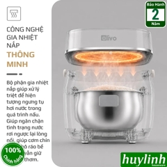 Nồi cơm điện cao tần Olivo RC-600IH - lòng nồi inox 304 - 1.2 lít