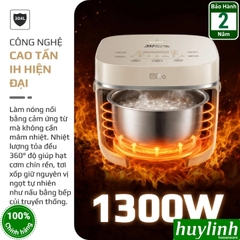 Nồi cơm điện cao tần Olivo RC-600IH - lòng nồi inox 304 - 1.2 lít