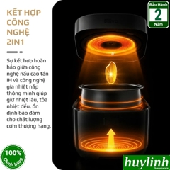 Nồi cơm điện cao tần Olivo RC-600IH - lòng nồi inox 304 - 1.2 lít