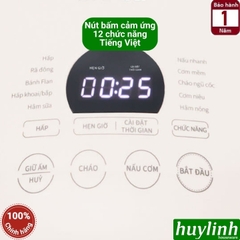 Nồi cơm điện tử cao tần IH Sharp KS-IH151V (1.5 lít) - IH181V-RG (1.8 lít) - 12 chức năng