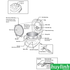 Nồi cơm điện tử 5 trong 1 Tiger JBX-A10W - 1 lít