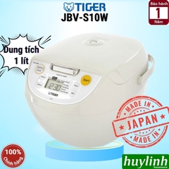 Nồi cơm điện tử Tiger JBV-S18W - 1.8 lít - JBV-S10W - 1 lít - Made in Nhật Bản