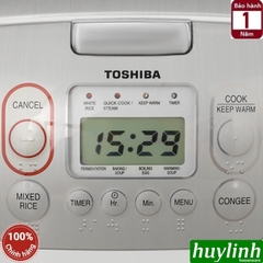 Nồi cơm điện tử Toshiba RC-10NMF - 1 lít - 2 - 4 người