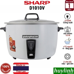 Nồi cơm điện công nghiệp Sharp D1010V - 10 lít