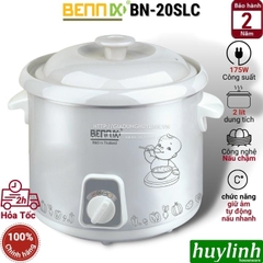 Nồi Tiềm Nấu Cháo Chậm Bennix BN-20SLC - 2 Lít