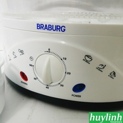 Nồi hấp điện 3 tầng Braburg B3L - 8.5 lít