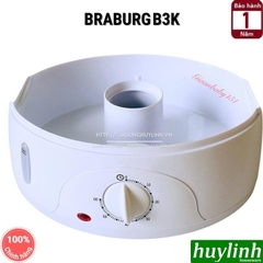 Nồi hấp điện 3 tầng Braburg B3K - 9 lít