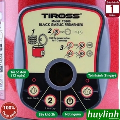 Máy làm tỏi đen Tiross TS908 - 6 lít