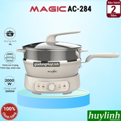 Nồi lẩu hấp điện thuỷ nhiệt Magic ECO AC-284 - 4 lít - 2000W