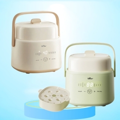 Nồi nấu chậm - chưng yến - nấu cách thuỷ Bear SC-4H10E - 1 lít - 7 chức năng - kèm xửng hấp