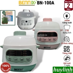 Nồi chưng yến, nấu cháo chậm Bennix BN-100A - 1 lít