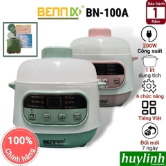 Nồi chưng yến, nấu cháo chậm Bennix BN-100A - 1 lít