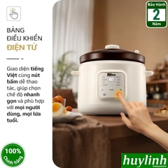 Nồi nấu cháo chậm điện tử Olivo OSC30 - 3 lít - 9 menu