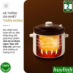 Nồi nấu cháo chậm điện tử Olivo OSC30 - 3 lít - 9 menu