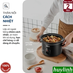 Nồi nấu chậm Olivo SC25 (2.5 lít) - SC30 (3 lít)