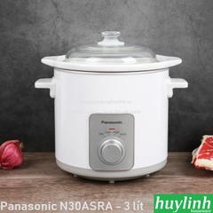 Nồi Nấu Cháo Chậm Panasonic NF-N30ASRA - 3 Lít - Made In Malaysia