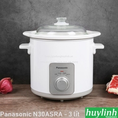 Nồi nấu cháo chậm Panasonic NF-N30ASRA - 3 lít - Made in Malaysia