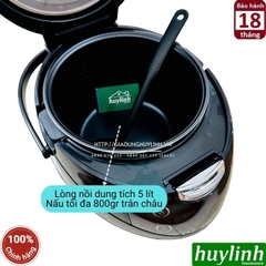 Nồi nấu trân châu tự động đa năng Yubann 5 lít - Tặng 1kg trân châu Boduo