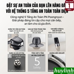 Nồi áp suất nhôm Hard Anodizing Hàn Quốc đáy từ PoongNyun BEDPC-06(IH) - 3.5 lít