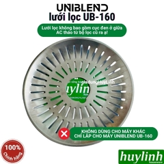 Phụ kiện máy vắt cam Uniblend UB-160 - Tô chứa - lưới lọc - núm vắt
