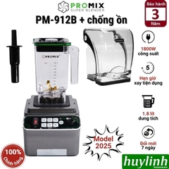 Máy xay sinh tố công nghiệp Promix PM-912B [Mới 2025] - 1800W - Dung tích 1.8 lít