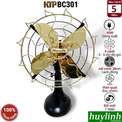 Quạt Bàn Kiểu Cổ Kim Thuận Phong KTP BC301