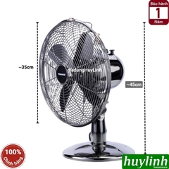Quạt bàn Tiross TS952 - 45W - cánh kim loại - thân đúc hợp kim nhôm