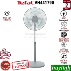 Quạt Đứng Essential Tefal VH441790 - 55W - 3 Tốc Độ Gió - Sản Xuất Tại Việt Nam