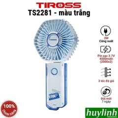 Quạt sạc cầm tay Tiross các loại - TS2281 - TS3422 - TS3424 - TS3425 - TS3426 - TS3427 - TS3428 - TS3429
