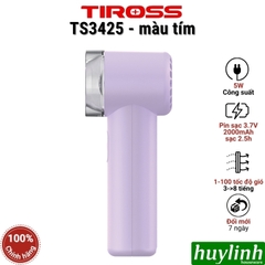 Quạt sạc cầm tay Tiross các loại - TS2281 - TS3422 - TS3424 - TS3425 - TS3426 - TS3427 - TS3428 - TS3429