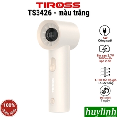 Quạt sạc cầm tay Tiross các loại - TS2281 - TS3422 - TS3424 - TS3425 - TS3426 - TS3427 - TS3428 - TS3429