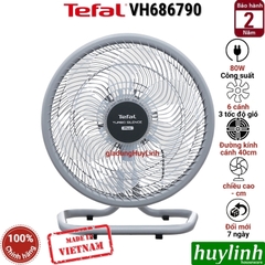 Quạt Sàn Tefal TB Silence Plus VH686790 - 80W - Sản Xuất Tại Việt Nam