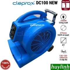 Quạt sấy thổi thảm sàn 3 cấp độ CleproX DC100 NEW - 1000W