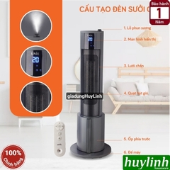 Quạt sưởi PTC Ceramic Unie UE-129 - 2200W - 3 mức sưởi + quạt gió