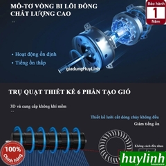 Quạt tháp hơi nước Tiross TS9177 - Tặng kèm đá khô