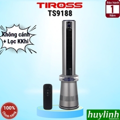 Quạt tháp không cánh - lọc không khí Tiross TS9188 - 2 trong 1 - động cơ DC