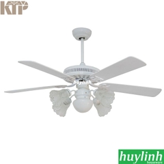 Quạt trần đèn Kim Thuận Phong KTP NP505 - cánh gỗ