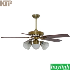 Quạt trần đèn 5 cánh gỗ Kim Thuận Phong KTP BT508N