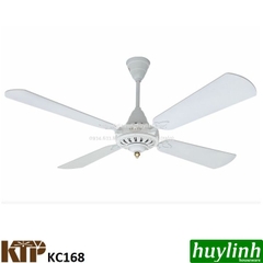 Quạt trần cánh gỗ kiểu cổ Kim Thuận Phong KC168 - Bảo hành 5 năm