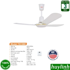 Quạt trần 3 cánh sắt Thuận Phong TQ1380 (Kim Thuận Phong)