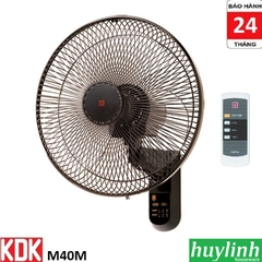 Quạt treo tường KDK M40M - Malaysia - Có remote