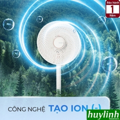 Quạt cây đứng tuần hoàn không khí Sharp PJ-CD114V-C - động cơ DC 36W - 3 cánh 8 tốc độ gió