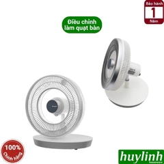 Quạt cây đứng tuần hoàn không khí Sharp PJ-CD404V-W - động cơ DC 24W - 9 cánh