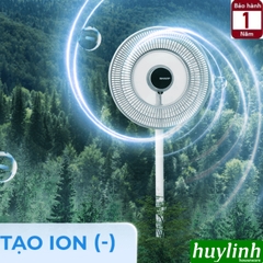 Quạt cây đứng tuần hoàn không khí Sharp PJ-CD404V-W - động cơ DC 24W - 9 cánh
