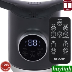 Quạt cây đứng tuần hoàn không khí Sharp PJ-CD433V-H - động cơ DC 20W - 3 cánh 99 tốc độ gió