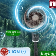 Quạt cây đứng tuần hoàn không khí Sharp PJ-CD433V-H - động cơ DC 20W - 3 cánh 99 tốc độ gió