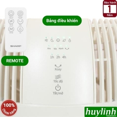 Quạt cây đứng tuần hoàn không khí Sharp PJ-CD603V-C - động cơ DC 24W - 3 cánh 3 tốc độ gió