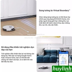 Robot hút bụi lau nhà Ecovacs Deebot N8 PRO - Bản Quốc Tế - Hàng chính hãng